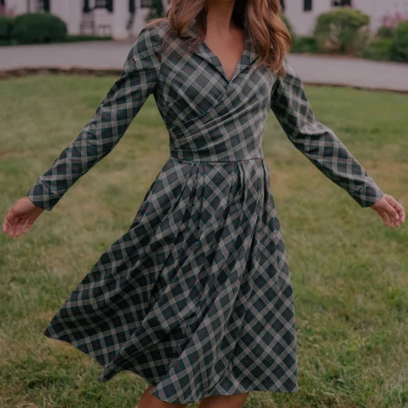 gal meets glam green wrap dress Gal Meets Glam | Dresses | Gal Meets Glam Parker Dress Green Check Plaid  Wrap Midi New With Tags Size Us 8